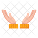 Two Open Hands Icon