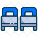 Two Separate Beds Icon