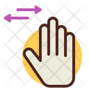 Two Sides Hand Gesture Icon