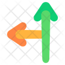 Two Ways Arrows Route Icon