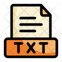 Txt File Format Icon