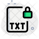 Txt File Lock Icon