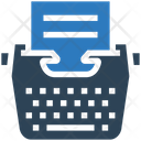 Type Writer Type Writting Icon