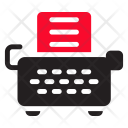 Typewrite Keyboard Text Icon
