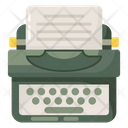 Typewriter Copywriter Inkjet Icon