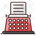 Typewriter Typing Machine Electronic Machine Icon
