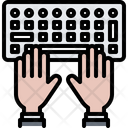 Typing hand Icon