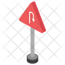 U Turn Road Sign Traffic Sign Icon