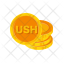 Uganda Shilling Coin  Icon