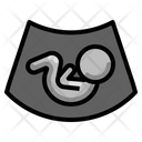 Pregnant Baby Ultrasound Icon