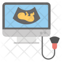 Ultrasound Baby Scanner Icon