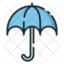 Umbrella Raining Protection Safe Icon