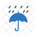 Umbrella Rain Safety Icon