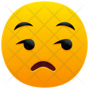 Unamused Face Emoji Emotion Icon