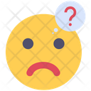 Uncertainty Emoji Service Icon