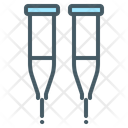 Underarm Crutches Crutches Icon