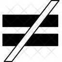 Unequal  Icon