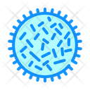 Unhealthy Bacteria Color Icon