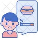 Unhealthy Habits Icon