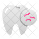 Unhealthy Teeth Tooth Bacteria Icon