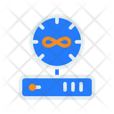 Unlimited Bandwith Bandwith Internet Speed Test Icon