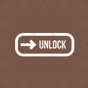 Unlock Slide Bar Icon