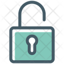 Lock Open Secure Security Icon