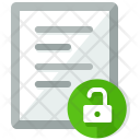 Unlock document Icon