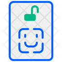 Unlock Use Face Recognition Unlock Face Lock Face Recognition Icon