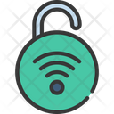 Unlocked Wifi Unprotected Wifi Unsecured Wifi Icon