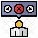 Unsatisfied Feedback Crm Icon