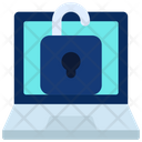 Unsecured Laptop Icon