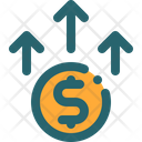 Up Money Coin Icon