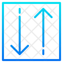 Up Down Arrow Report Chart Icon