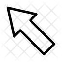Up Left Arrow Icon