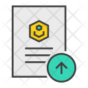 Upload Send Document Icon
