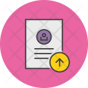 Upload Send Document Icon