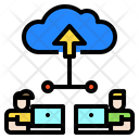 Working Laptop Networking Icon