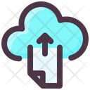 Upload File To Cloud Icon