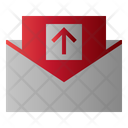 Mail Upload Arrow Icon