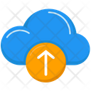 Upload Data Cloud Computing Icon