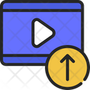 Uploading Video  Icon