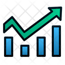Uptrend Bullish Graph Icon