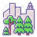 Urban Forest Forest Downtown Icon