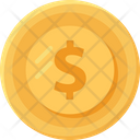 Us Dollar Coin Coins Currency Icon