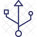 Usb Symbol  Icon