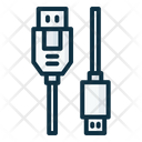 Usb To Micro Usb  Icon