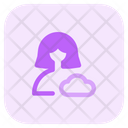 User Cloud Data Cloud Profile Cloud Account Icon
