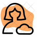 User Cloud Data Icon