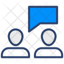 User Communication Icon - Download in Dualtone Style